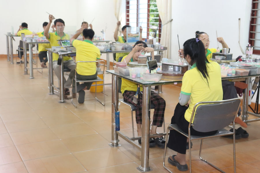 The “Voiceless” Painting Workshop