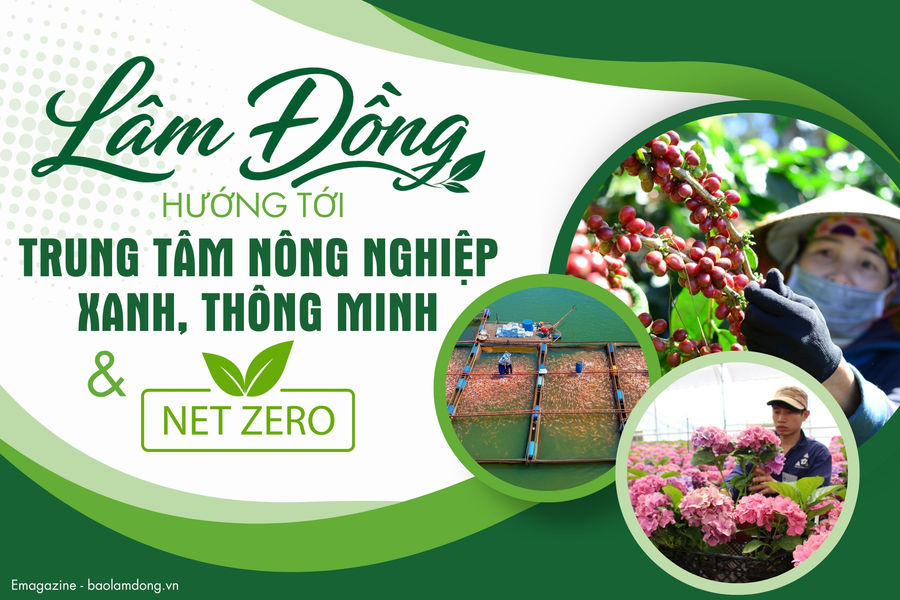 Lâm Đồng hướng tới trung tâm nông nghiệp xanh, thông minh và Net Zero