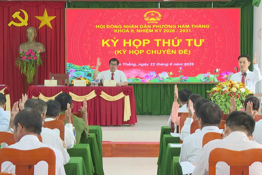Phường Hàm Thắng sắp xếp 19 khu phố thành 9 tổ dân phố