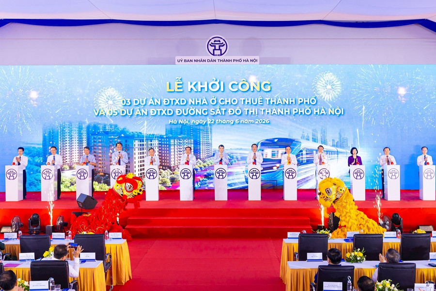Hà Nội khởi công 5 tuyến đường sắt đô thị 1,3 triệu tỷ đồng