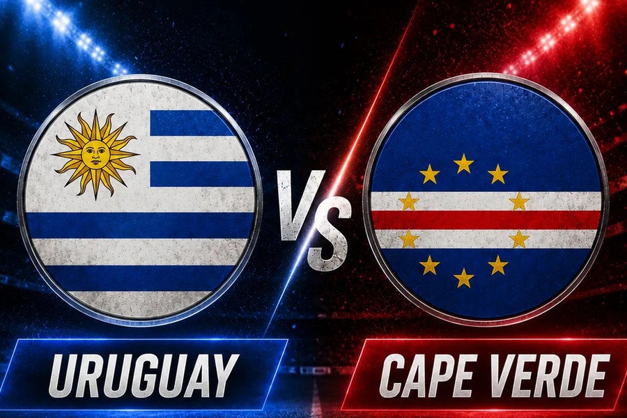 VTV, TV360, FPT Play tường thuật trực tiếp bóng đá Uruguay vs Cape Verde 22/6/2026