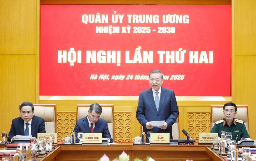 Tổng Bí thư, Chủ tịch nước Tô Lâm chủ trì Hội nghị Quân ủy Trung ương