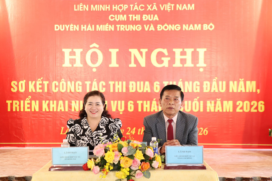 Hội nghị sơ kết Liên minh Hợp tác xã khu vực Duyên hải miền Trung và Đông Nam bộ