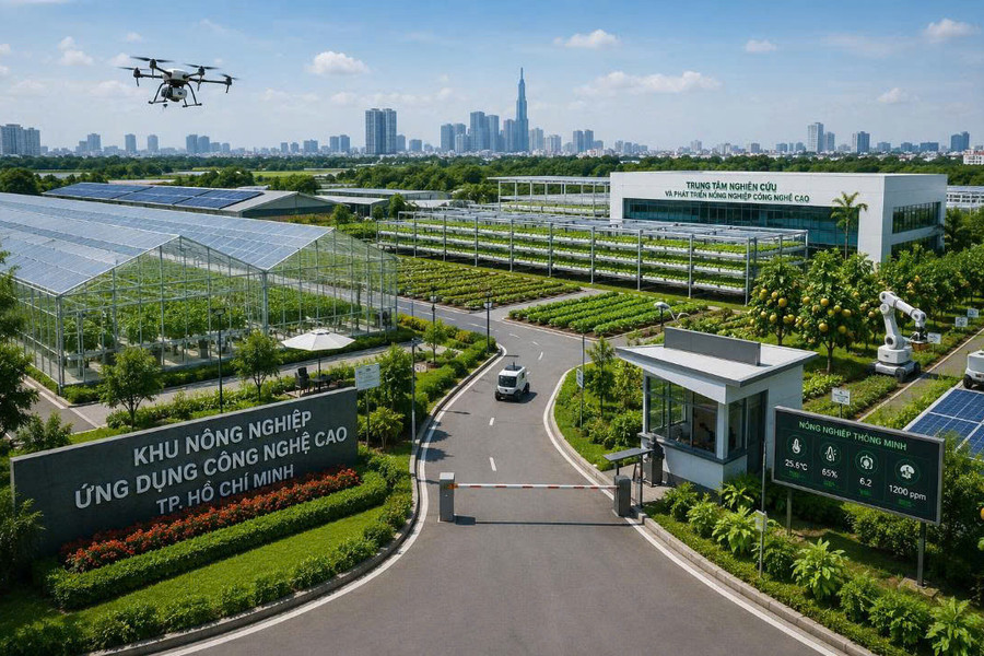 Quy hoạch 7 khu nông nghiệp công nghệ cao hơn 1.700ha tại TP.HCM