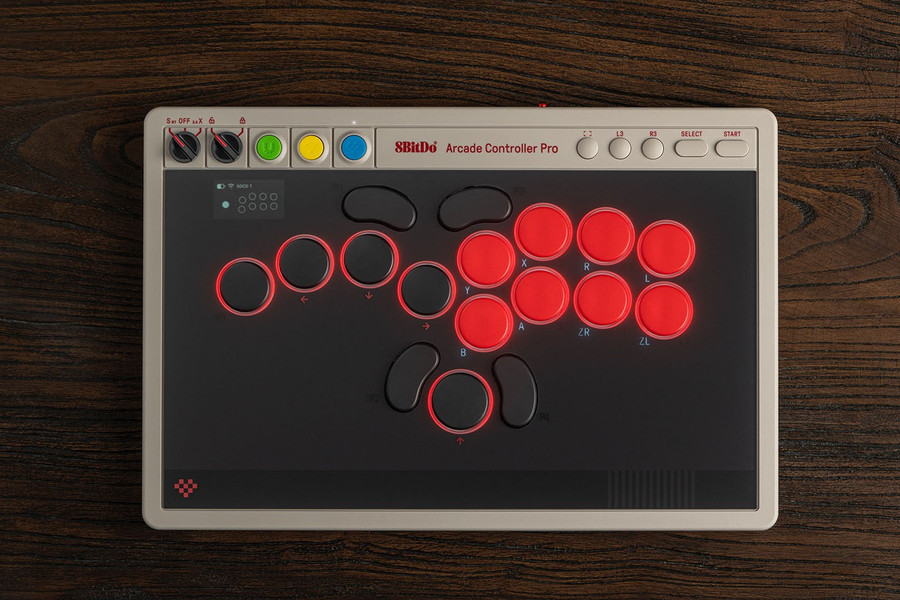 8BitDo Arcade Controller Pro: Đột phá với màn hình tích hợp và khả năng tùy biến chuyên sâu
