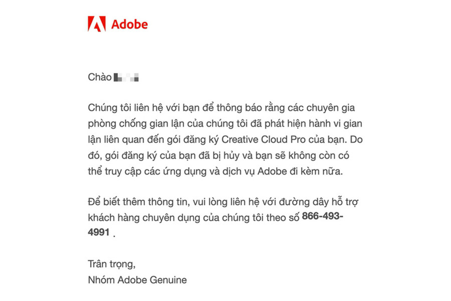 Adobe quét bản quyền diện rộng: Giải mã lý do nhiều tài khoản chính chủ bị khóa