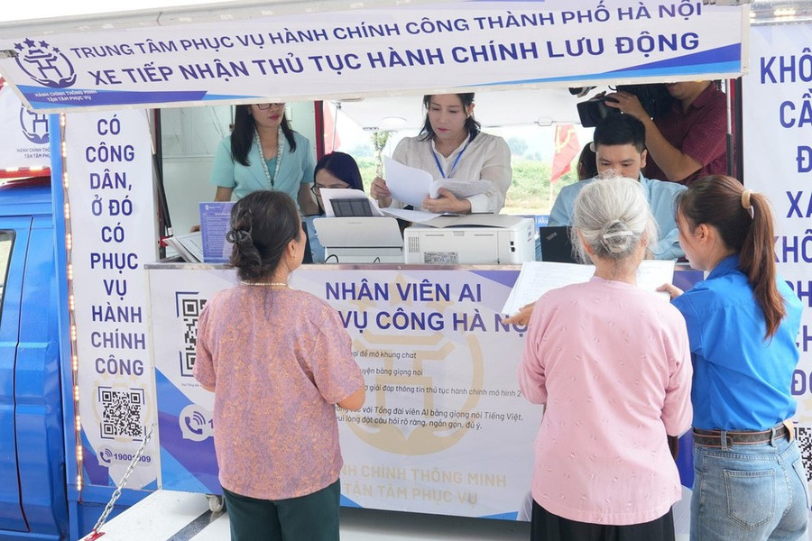 Triển khai mô hình “dịch vụ công lưu động”, tạo thuận lợi cho người già, người yếu thế