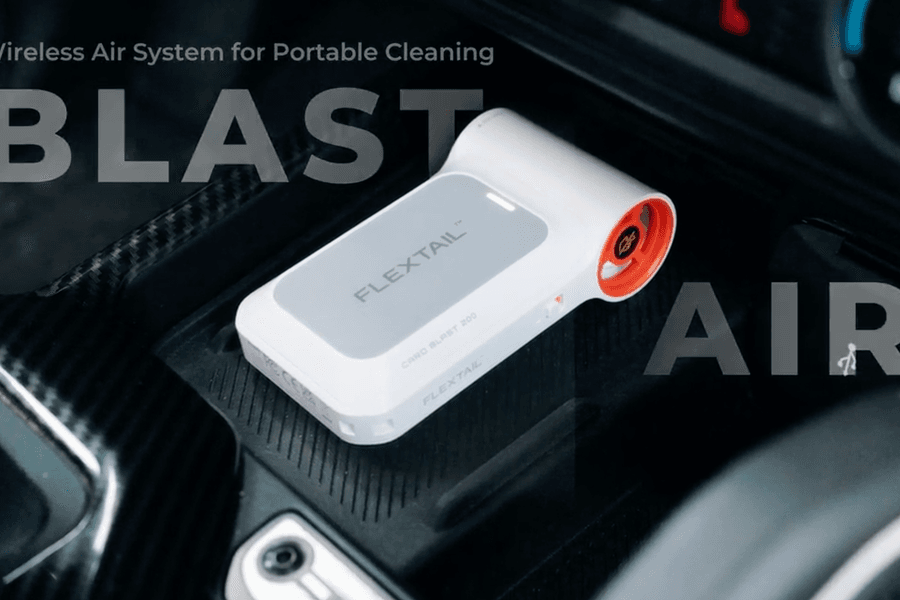 Flextail Blast Air: Máy thổi bụi mini tích hợp sạc không dây Qi đầu tiên