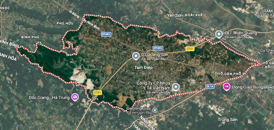 Quy hoạch hạ tầng Phường Tam Điệp, Tỉnh Ninh Bình: Hai tuyến đường gom 8km song hành cao tốc