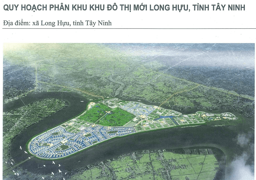 Quy hoạch Khu đô thị Long Hựu 2.600ha: Nguồn lực xây Trung tâm Hành chính Tây Ninh