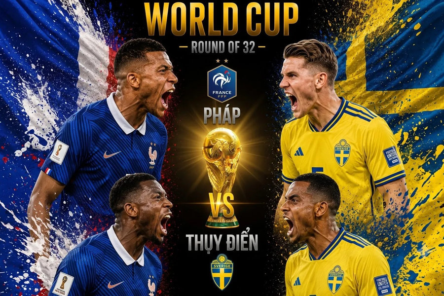 Tổng hợp dự đoán tỉ số Pháp vs Thụy Điển lúc 4h ngày 1/7/2026