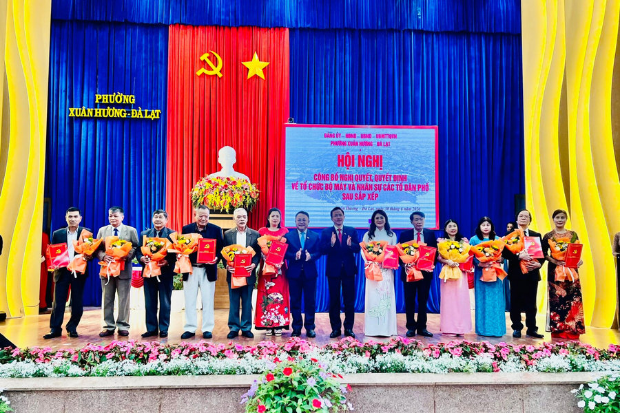 Xuân Hương - Đà Lạt kiện toàn tổ chức bộ máy và nhân sự 37 tổ dân phố