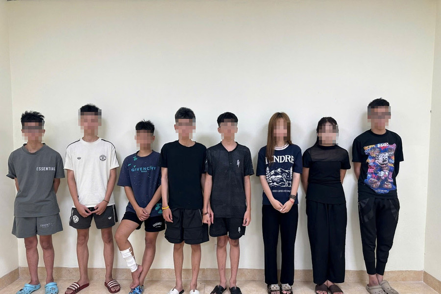 Công an TP Hà Nội khởi tố nhóm đối tượng mang hung khí gây náo loạn đường phố