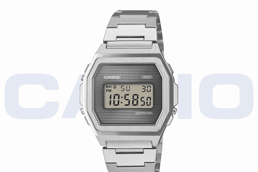 Casio A1000SP-7: Bước tiến mới của dòng Vintage với kính Sapphire và vỏ thép nguyên khối