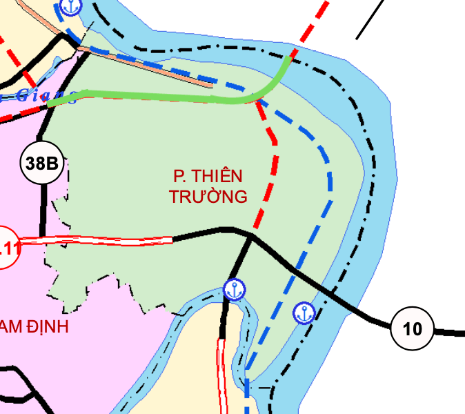 Quy hoạch hạ tầng Phường Thiên Trường, Tỉnh Ninh Bình: Mở mới đường trục động lực 4 km