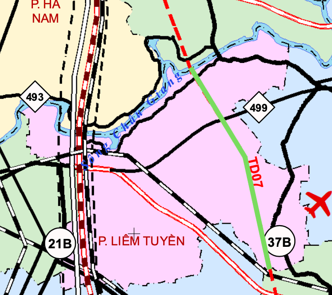 Quy hoạch hạ tầng giao thông phường Liêm Tuyền, tỉnh Ninh Bình: Chi tiết tuyến đường TD07 mới