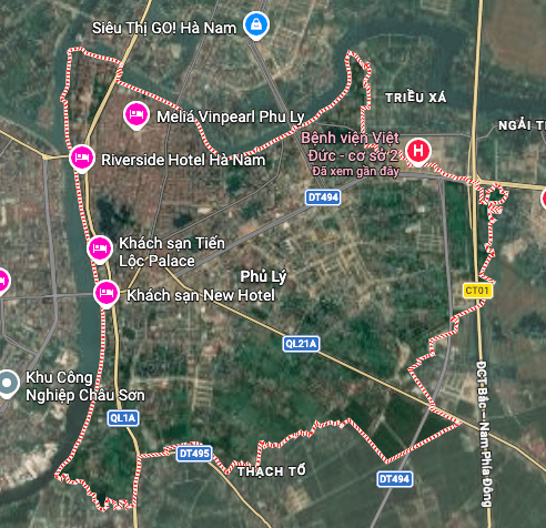 Phường Phủ Lý, Tỉnh Ninh Bình: Quy hoạch mở mới tuyến đường gom dài 1,5 km kết nối liên vùng