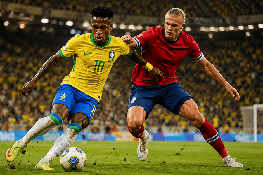 VTV, TV360, FPT Play tường thuật trực tiếp bóng đá Brazil vs Na Uy 6/7/2026