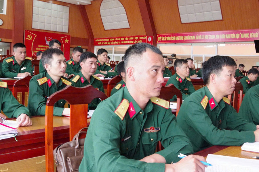 Bộ CHQS tỉnh sơ kết công tác Đảng, công tác chính trị 6 tháng đầu năm 2026