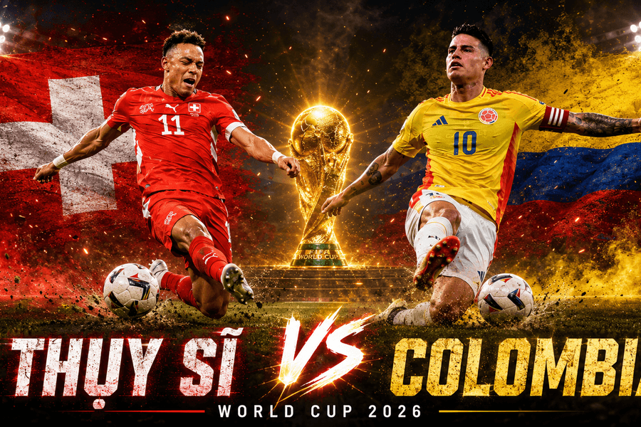 Nhận định thắng thua Thụy Sĩ vs Colombia: Xhaka đối đầu James Rodriguez ở BC Place