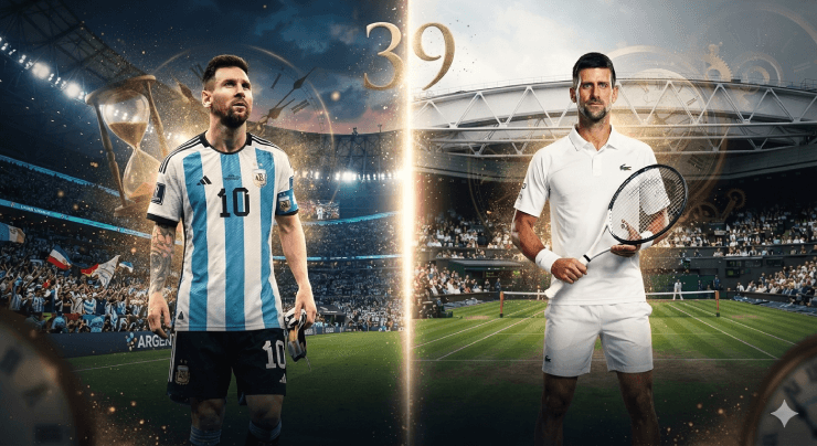 Messi và Djokovic ở tuổi 39: Những dị nhân bẻ gãy quy luật thời gian tại World Cup và Wimbledon 2026