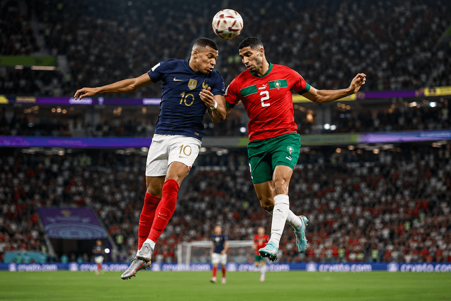 VTV, TV360, FPT Play tường thuật trực tiếp bóng đá Pháp vs Ma Rốc: Pháp ghi 2 bàn liên tiếp
