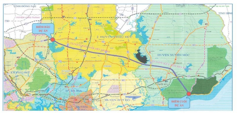 Quy hoạch cao tốc 44.000 tỷ nối Hồ Tràm với sân bay Long Thành