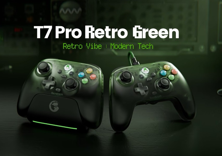 GameSir trình làng bộ đôi tay cầm T7 Pro phong cách Xbox cổ điển tích hợp công nghệ TMR