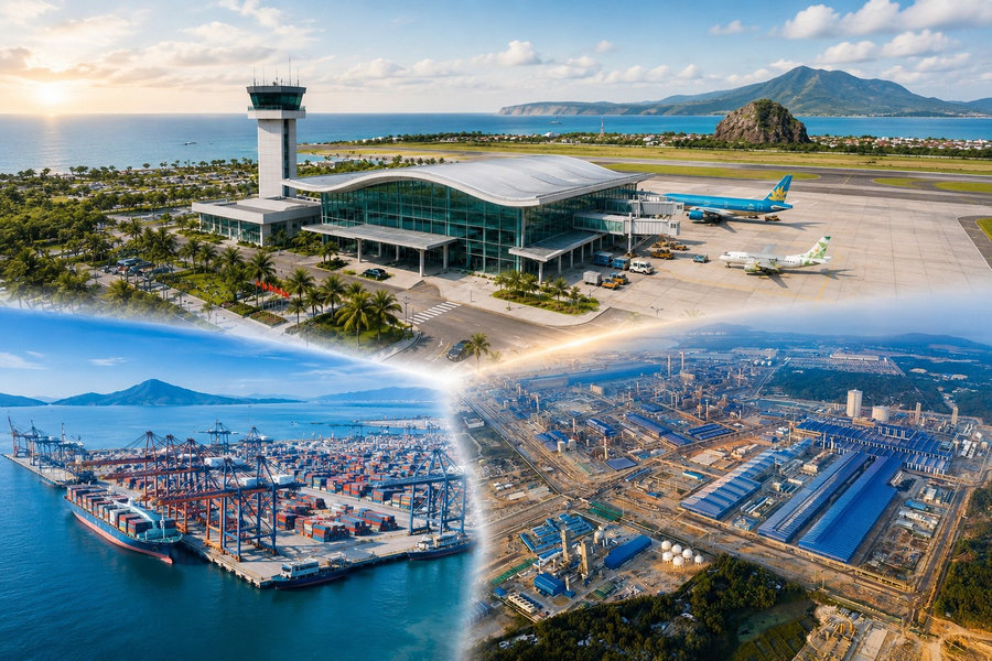 Hạ tầng Quảng Ngãi: Quy hoạch 2 sân bay cùng hệ thống cảng biển nước sâu