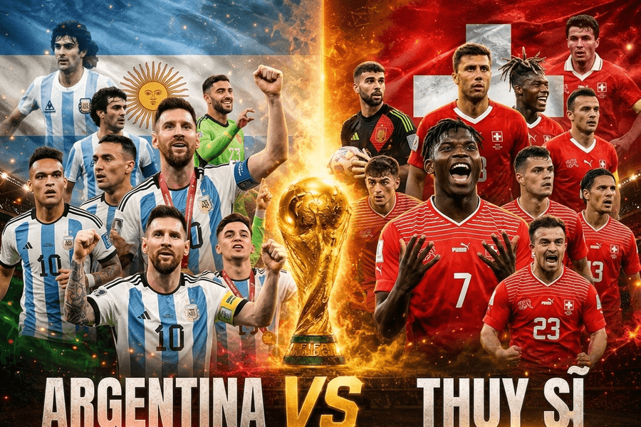Lịch sử đối đầu giữa Argentina vs Thụy Sĩ: Albiceleste bất bại, cơn ác mộng Messi trở lại