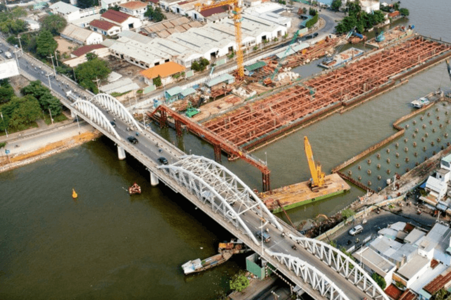 Xây mới cầu Tân Thuận 1 và mở rộng trục giao thông phía Nam TP.HCM