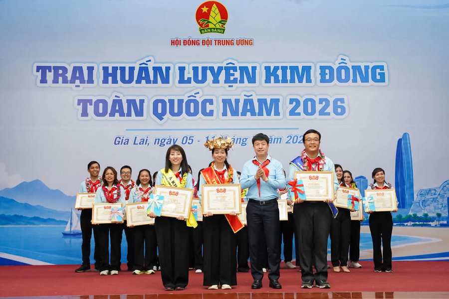 Lâm Đồng có Thủ khoa Trại Huấn luyện Kim Đồng toàn quốc năm 2026