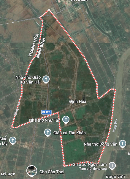 Quy hoạch hạ tầng xã Định Hóa tỉnh Ninh Bình: Mở mới tuyến đường 6,3km ven sông Đáy