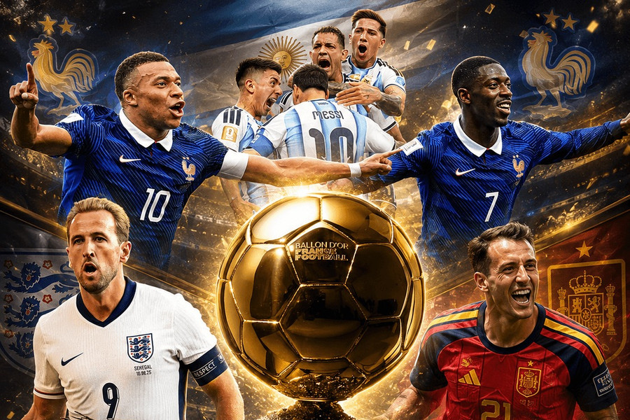 Cập nhật bảng xếp hạng Vua phá lưới World Cup 2026 hôm nay 15/7: Tiếp tục căng thẳng