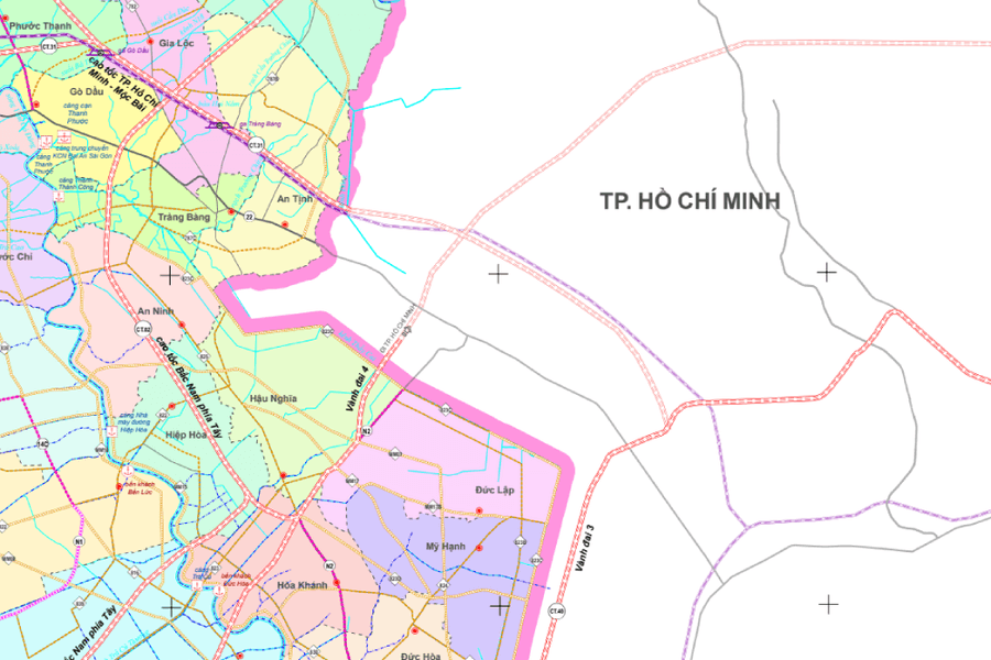 TP.HCM và Tây Ninh thống nhất phương án đầu tư 12 tuyến đường kết nối hạ tầng