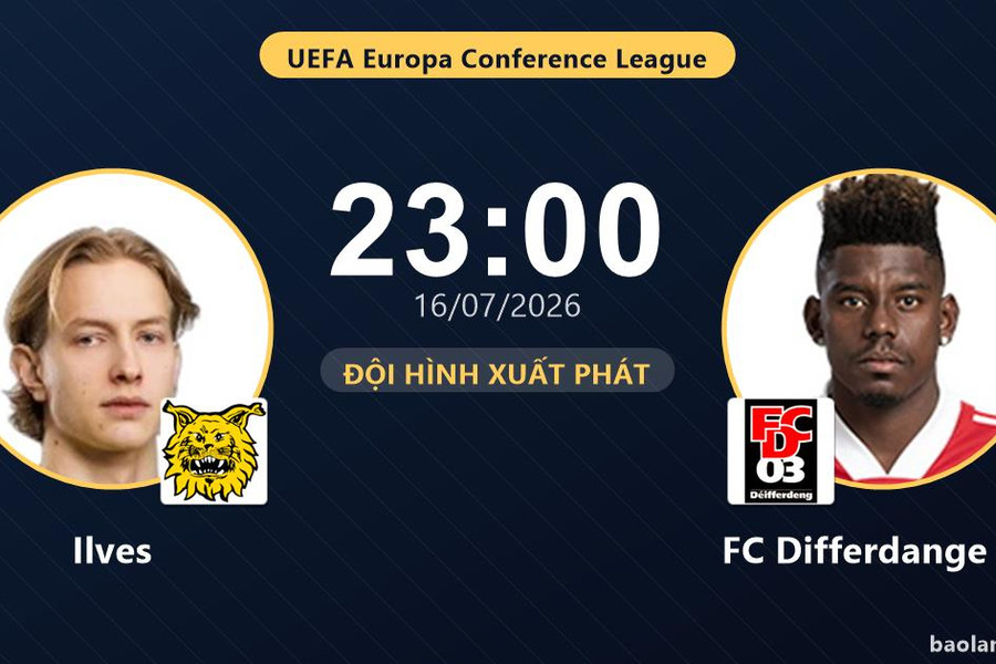 Trực tiếp Ilves vs FC Differdange 03: Trận đấu đang diễn ra