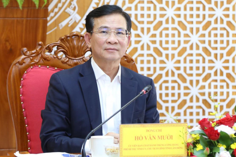 Chủ tịch UBND tỉnh Lâm Đồng Hồ Văn Mười làm việc với Tập đoàn Tô Thương
