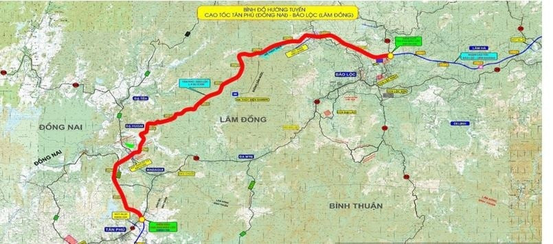 Cao tốc Tân Phú - Bảo Lộc: Thách thức giải phóng mặt bằng và tiến độ thi công