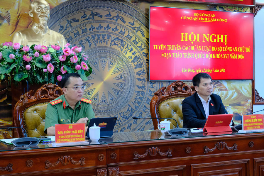 Công an tỉnh lấy ý kiến các dự án luật do Bộ Công an chủ trì soạn thảo