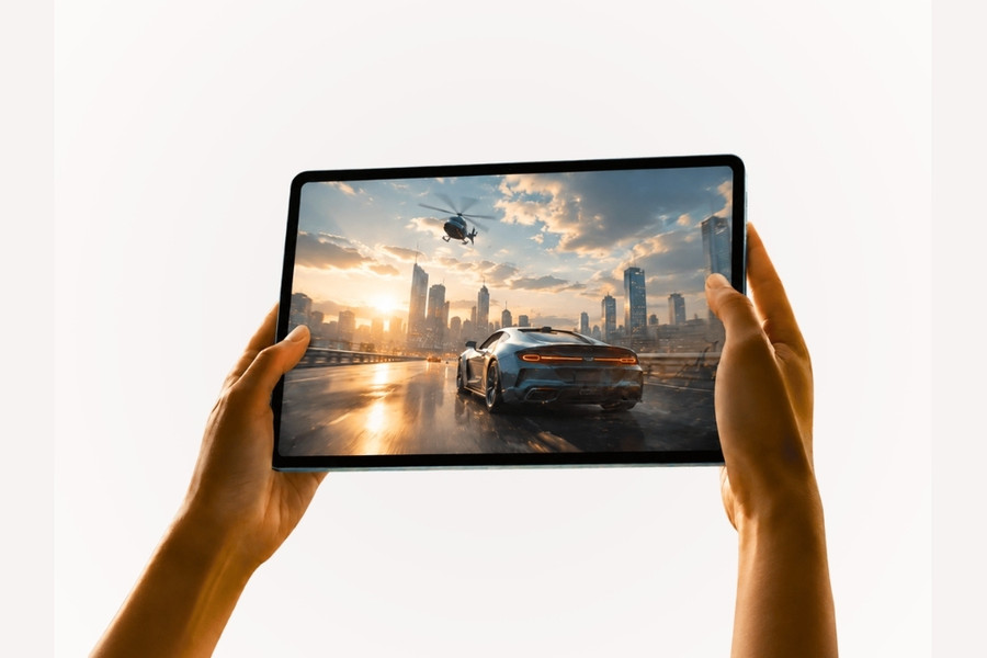 Cận cảnh Moto Pad 70 Groove: Tablet giải trí với màn hình 2.5K và hệ thống 9 loa JBL