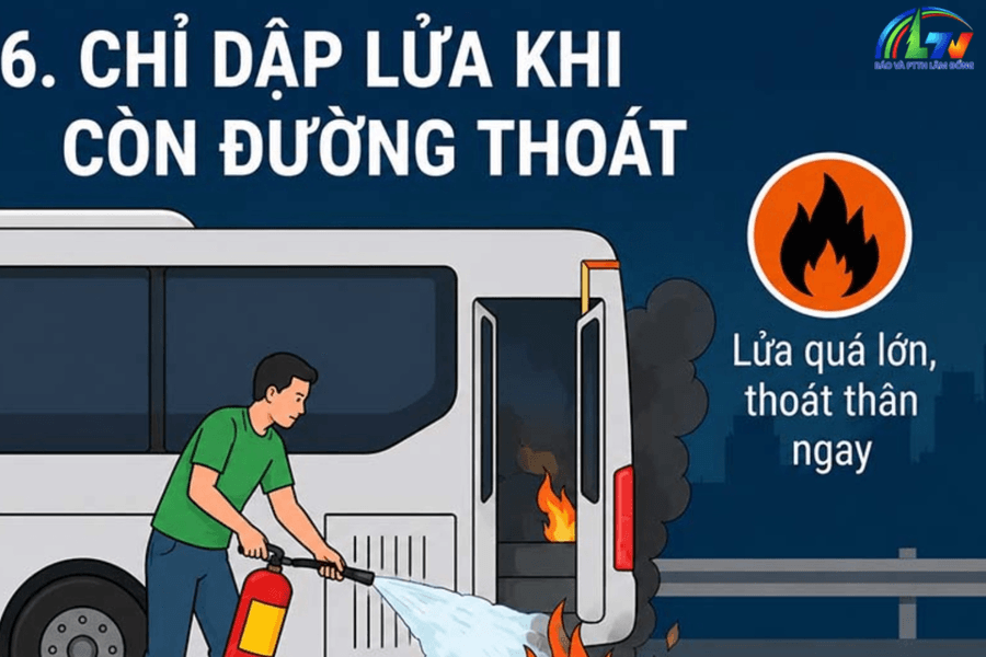 Kỹ năng thoát hiểm khỏi ô tô bốc cháy