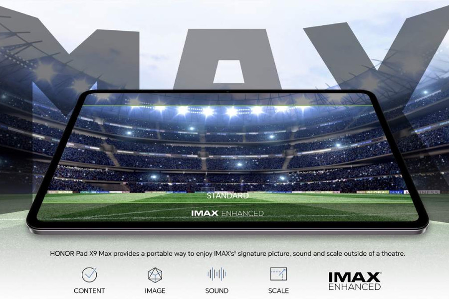 Cận cảnh HONOR Pad X9 Max: Màn hình 13 inch 120Hz và pin 10,100mAh khuấy đảo phân khúc tầm trung