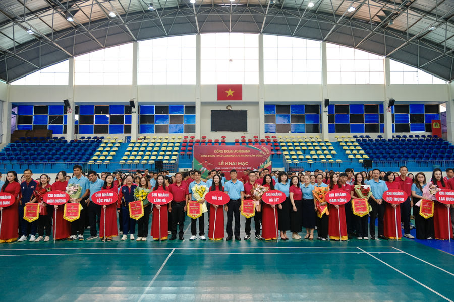 131 vận động viên tranh tài tại Vòng chung kết Hội thao Agribank Chi nhánh Lâm Đồng năm 2026