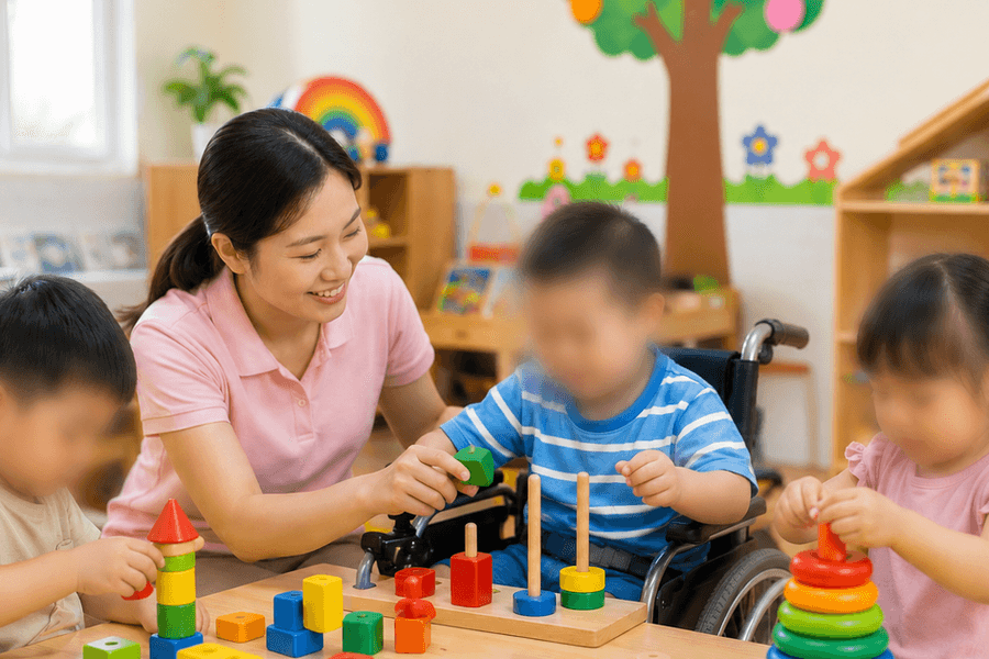 Trẻ khuyết tật học mầm non được hỗ trợ chi phí học tập
