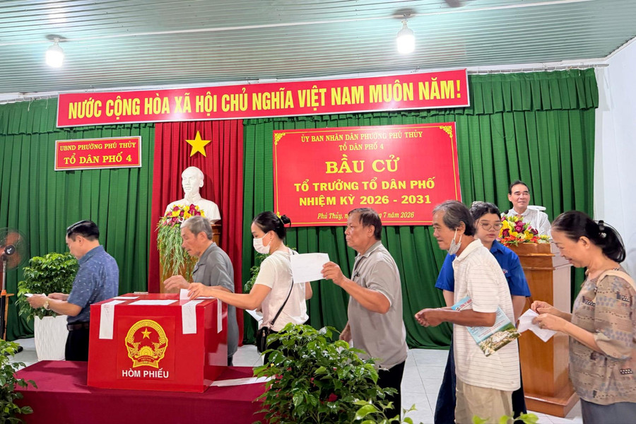 Cử tri Lâm Đồng nô nức đi bầu tổ trưởng dân phố, trưởng thôn nhiệm kỳ mới
