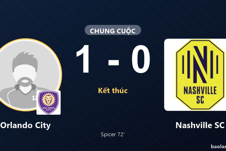 Orlando City thắng, Nashville SC vẫn giữ ngôi đầu và giành vé