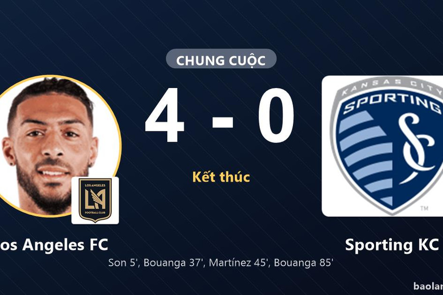 Los Angeles FC 4-0 Sporting KC: Los Angeles FC giành chiến thắng