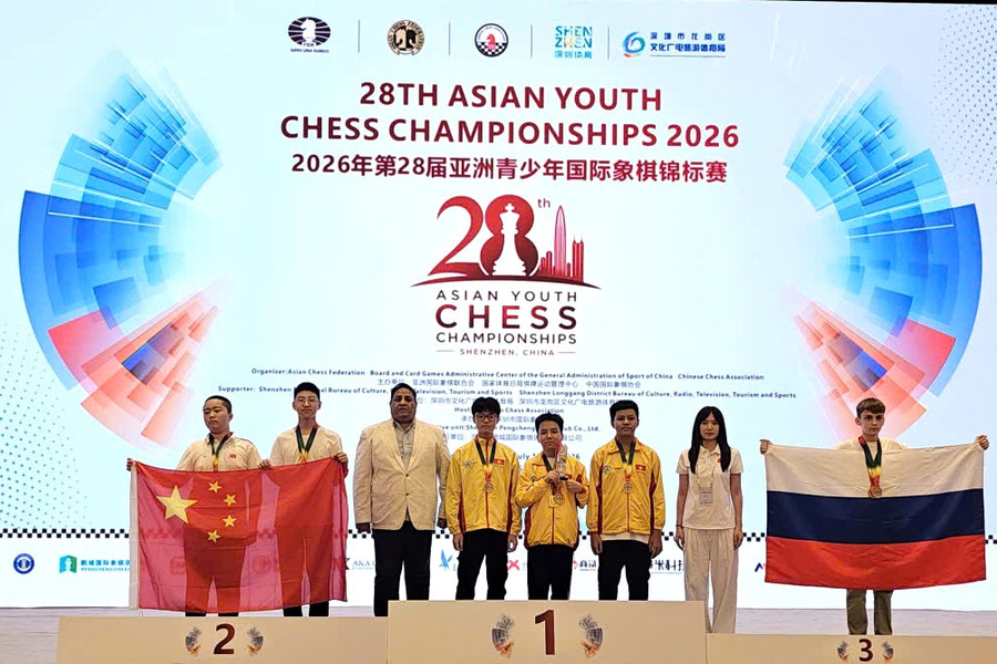 Lam Dong Chess Player Wins Gold for Vietnam at Asian Youth Championship