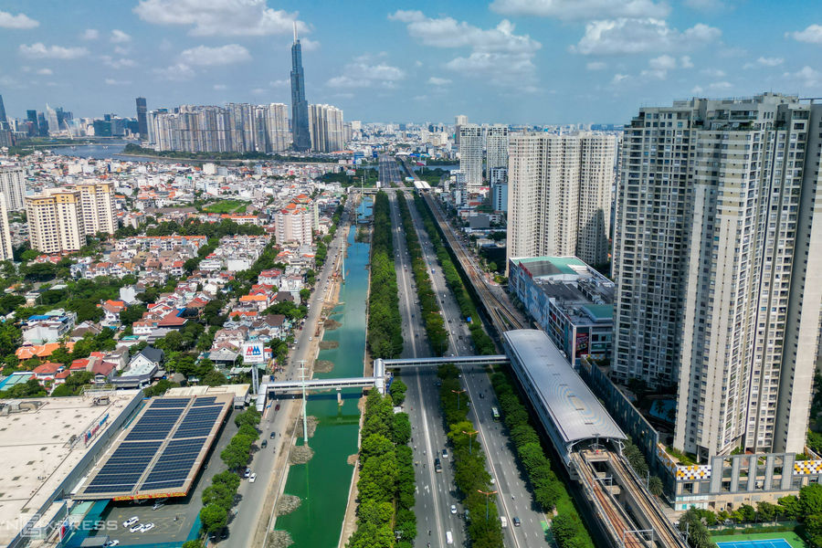 Dự án cải tạo rạch Đá Đỏ hơn 86 tỷ đồng cạnh tuyến Metro số 1 đạt 80% tiến độ