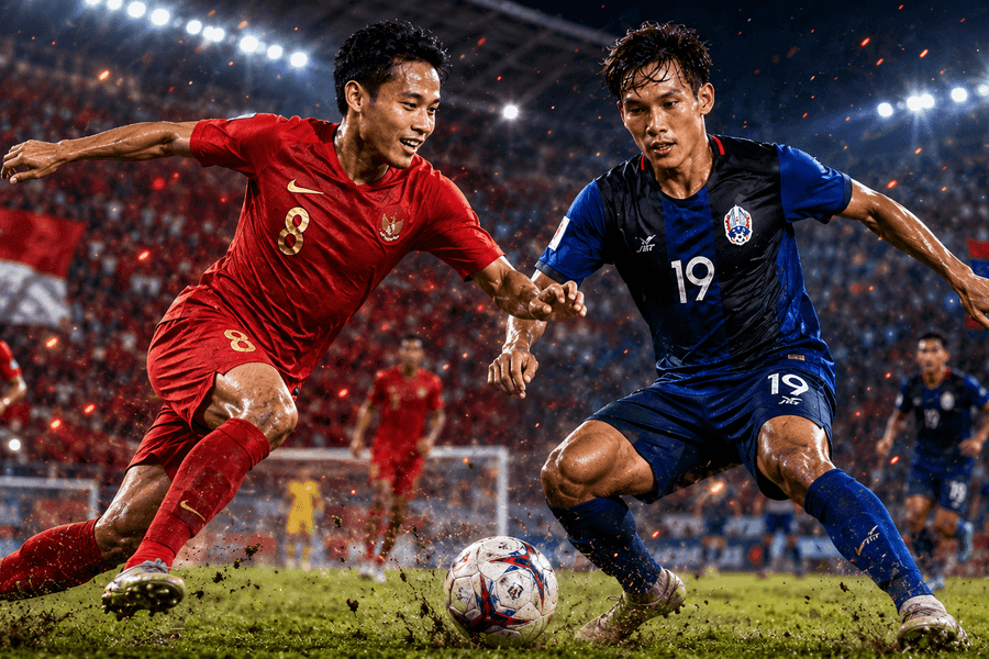 VTV, TV360, FPT Play tường thuật trực tiếp bóng đá Indonesia vs Campuchia 27/7/2026